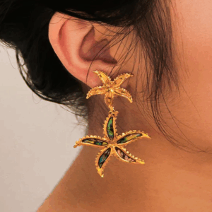 Boucles d'oreille en acier inoxydable